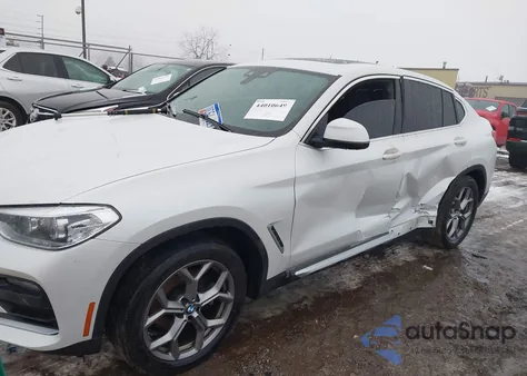 2020 BMW X4 xDrive30I z USA, uszkodzony, nr VIN 5UX2V1C01L9B85429
